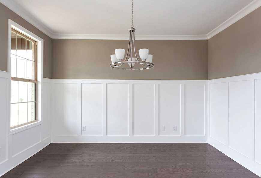 Davidson Homes The Emory Floor Plan Unfurnished dining Room with chandelier