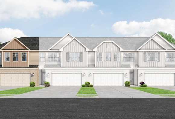 Exterior view of Davidson Homes' New Home at 1723 Stampede Circle