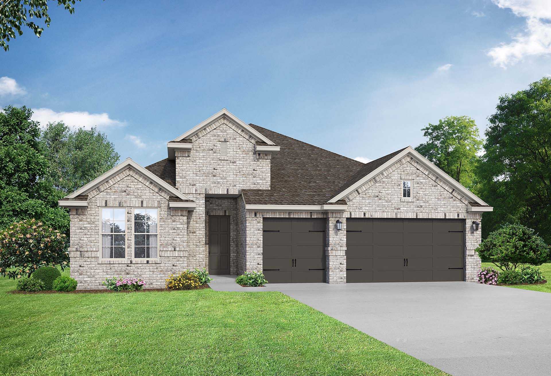 Exterior view of Davidson Homes' The George Floor Plan