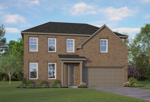 Exterior view of Davidson Homes' The Murray I Floor Plan