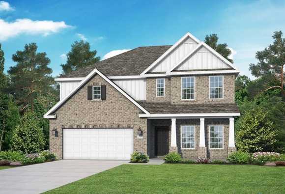 Exterior view of Davidson Homes' New Home at 310 Yarbrough Road