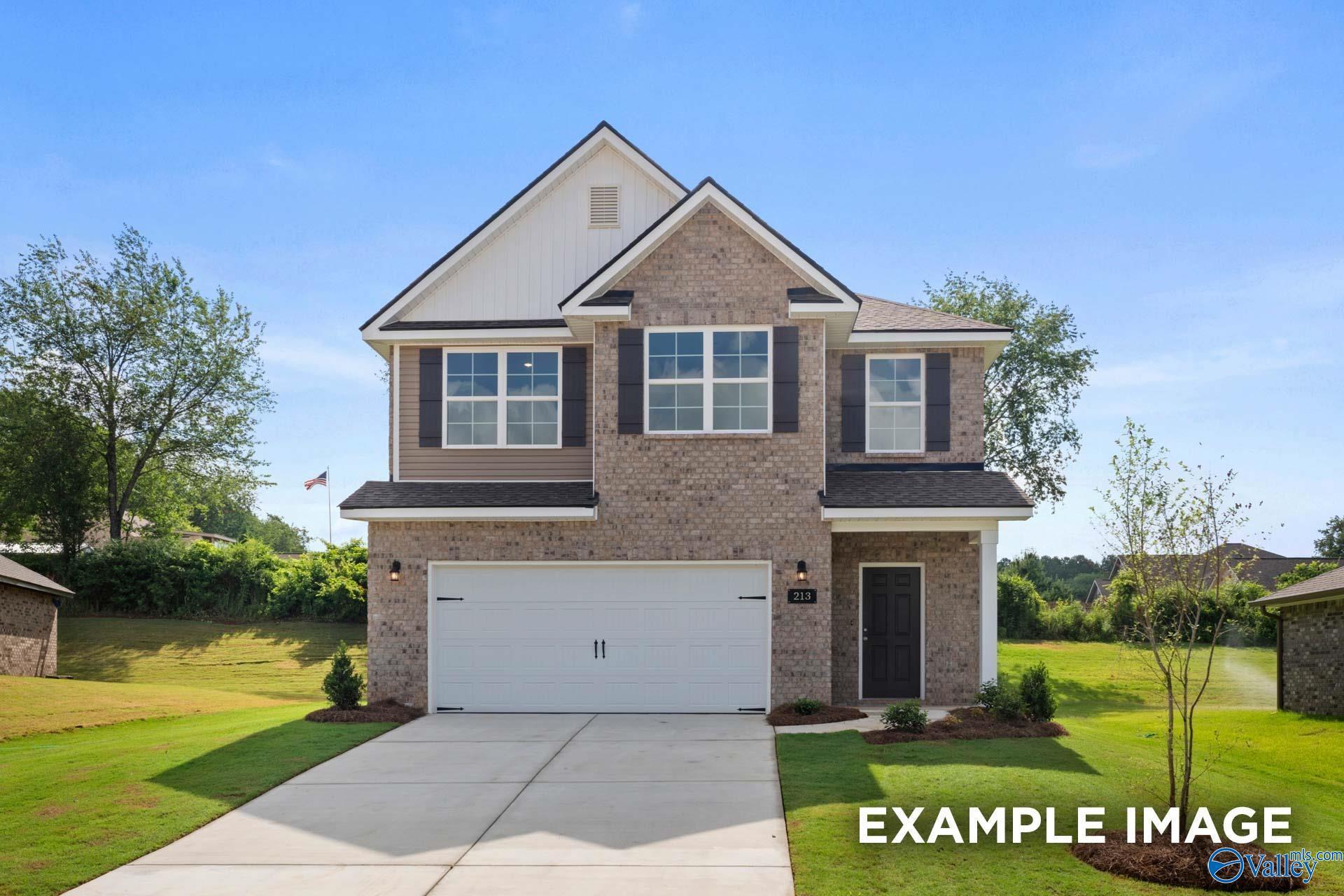Exterior view of Davidson Homes' New Home at 4814 Drews Dogwood Lane
