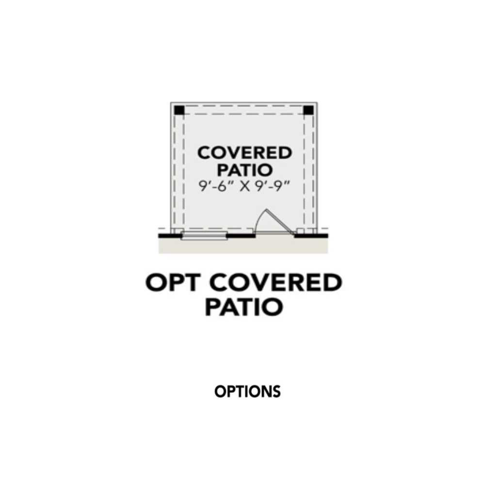 3 - The Sabine D buildable floor plan layout in Davidson Homes Homes' Applewhite Meadows community.