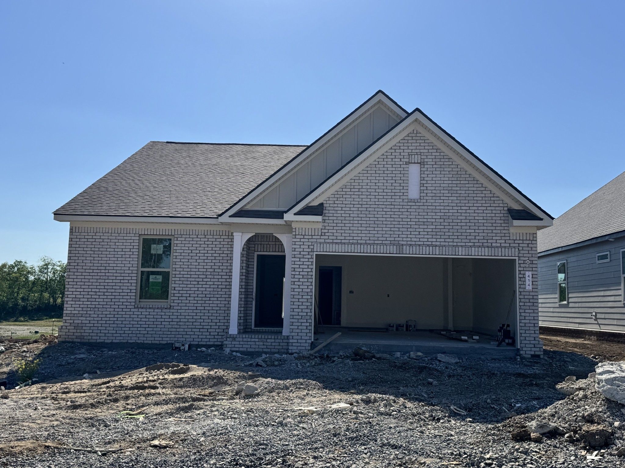 Exterior view of Davidson Homes' New Home at 414 Old Spring Lane