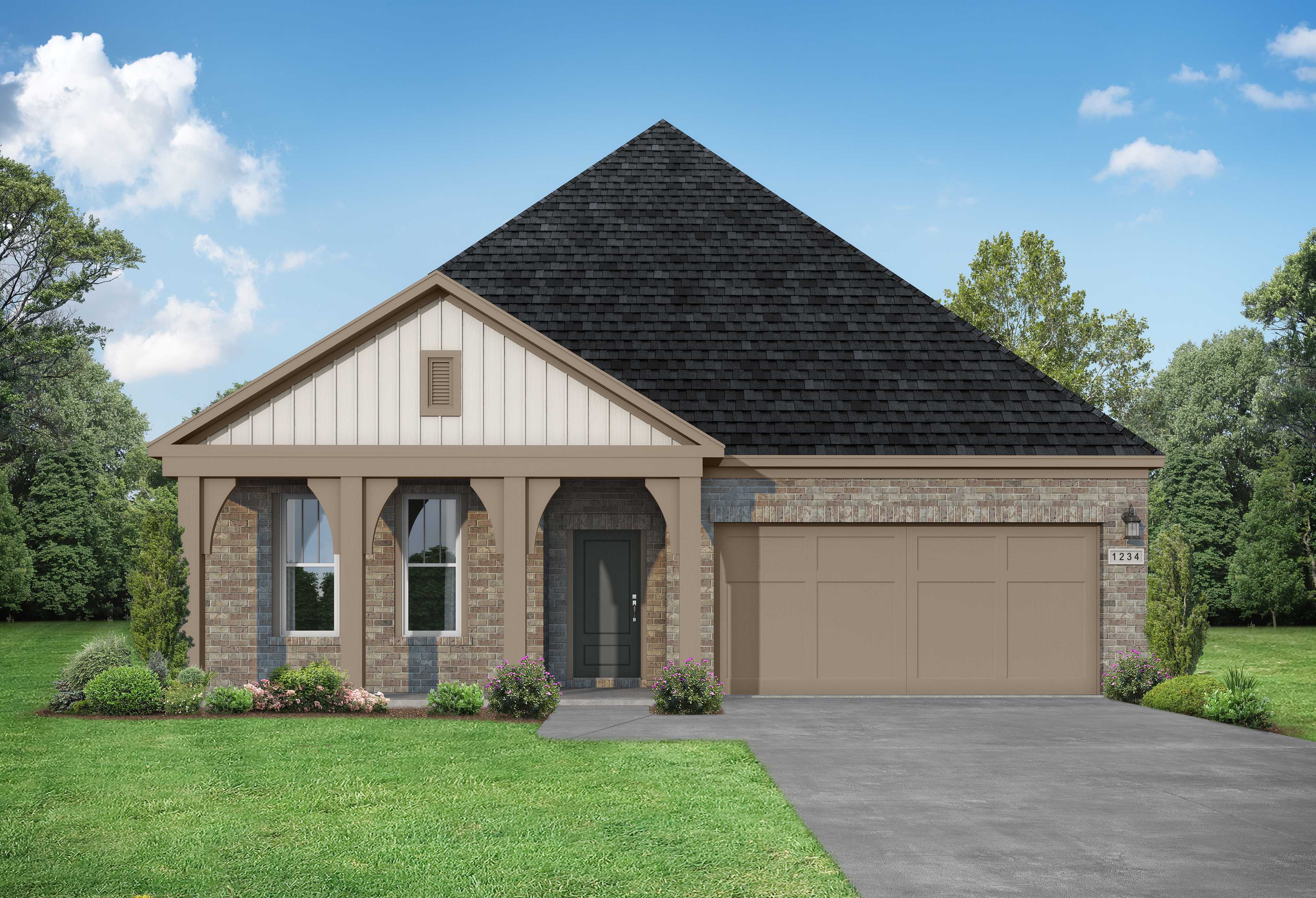 Exterior view of Davidson Homes' The Laurel G Floor Plan