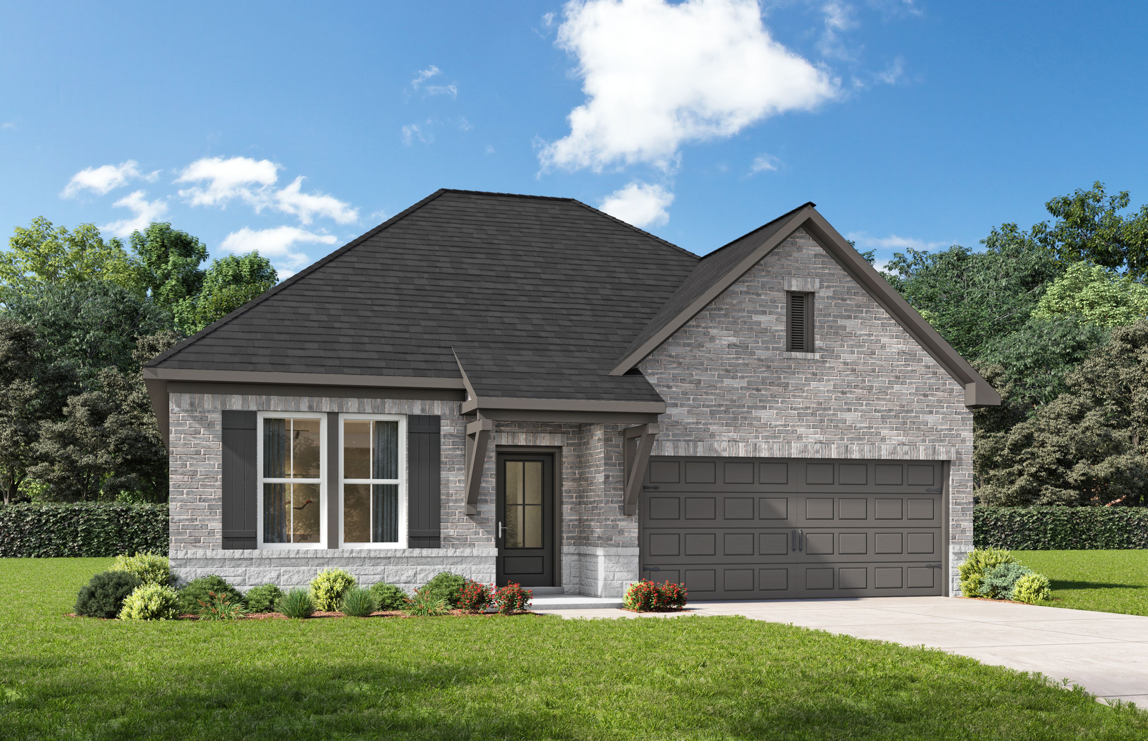 Exterior view of Davidson Homes' The Laurel M Floor Plan