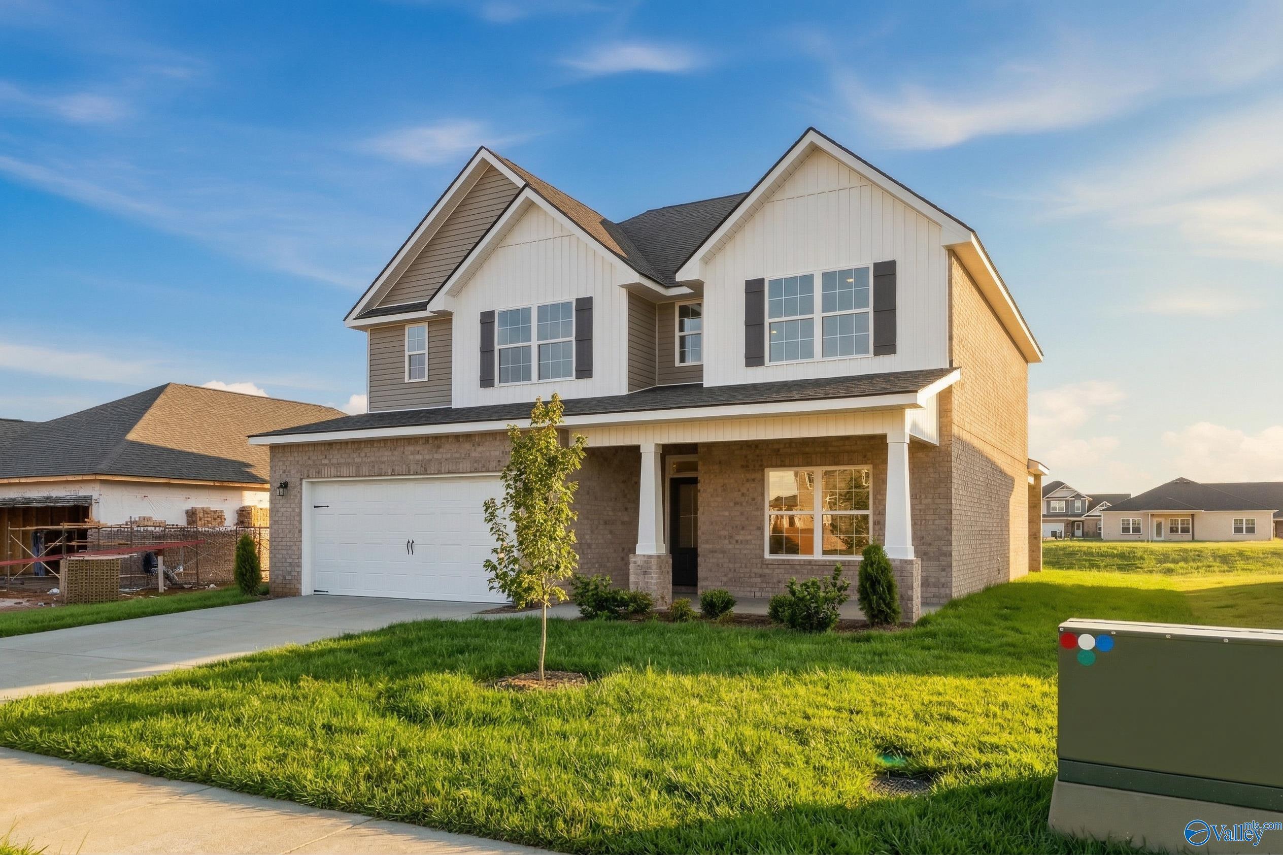 Exterior view of Davidson Homes' New Home at 204 Irish Hill Drive