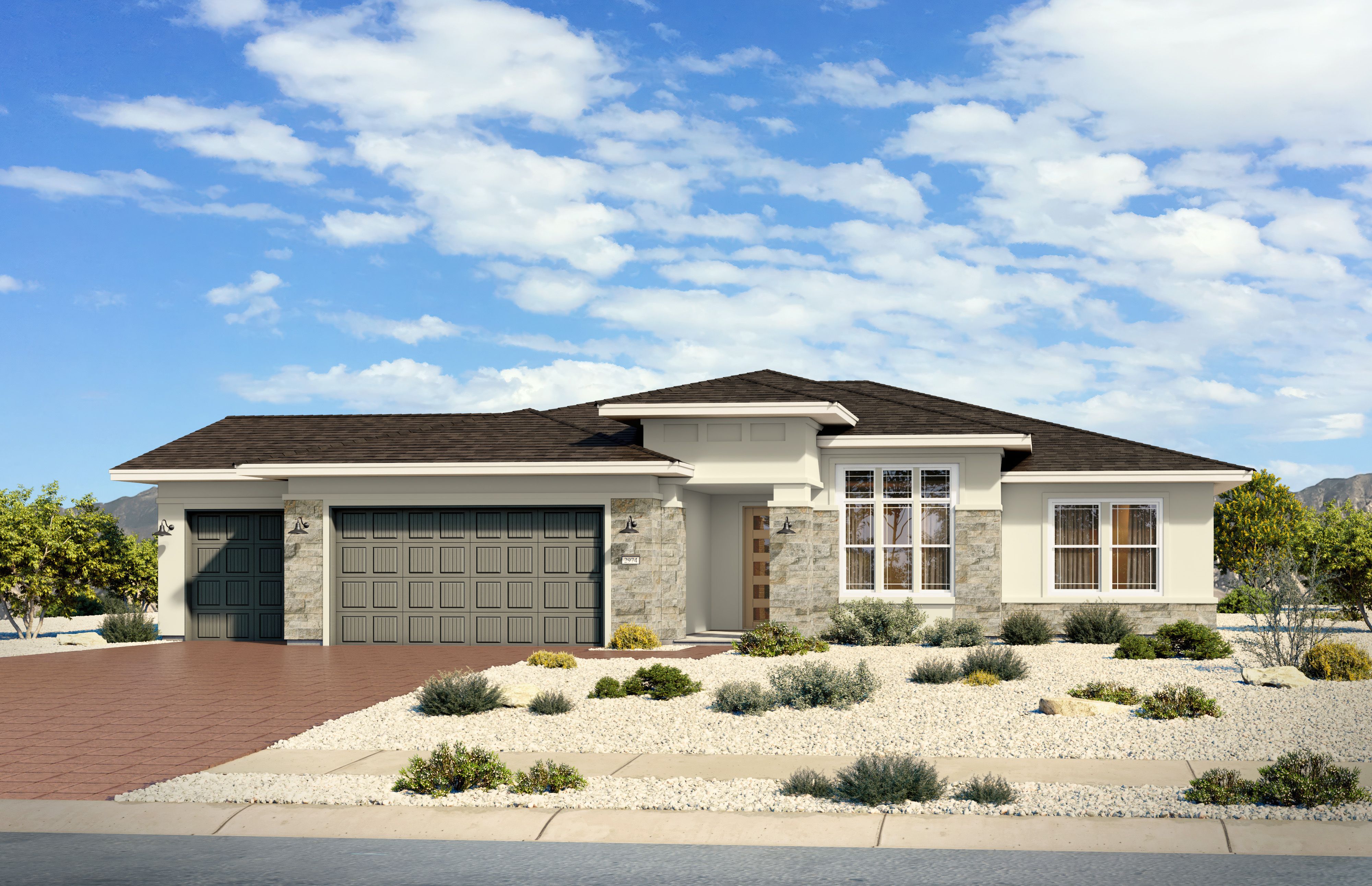 Exterior view of Davidson Homes' The Aurea C Floor Plan