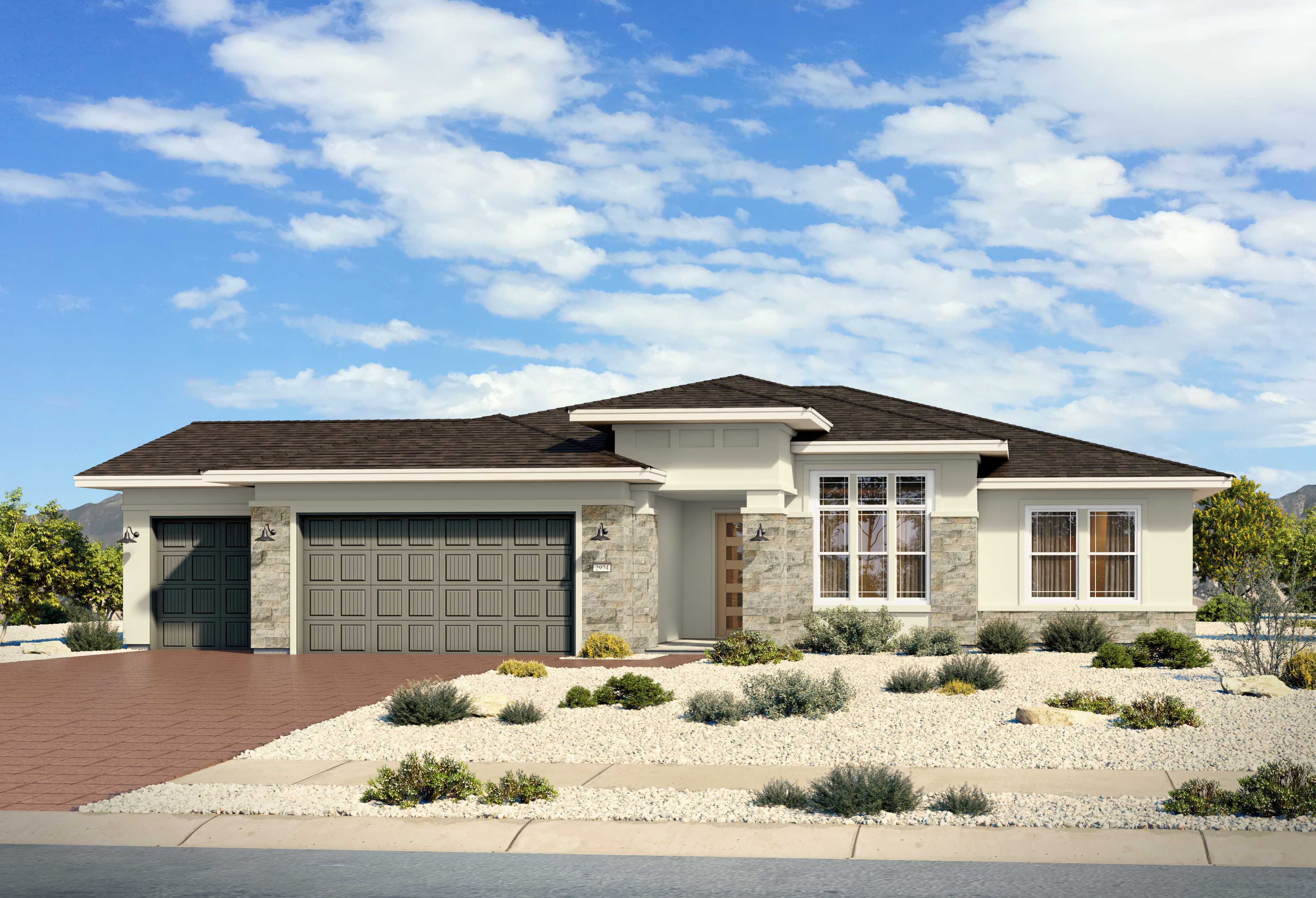 Exterior view of Davidson Homes' The Aurea C Floor Plan