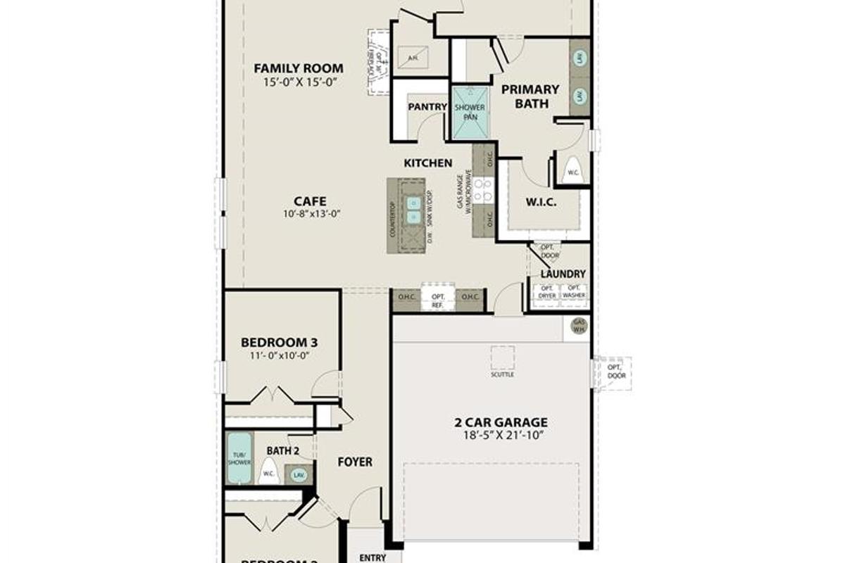Image 2 of Davidson Homes' New Home at 2536 Malibu Glen Drive