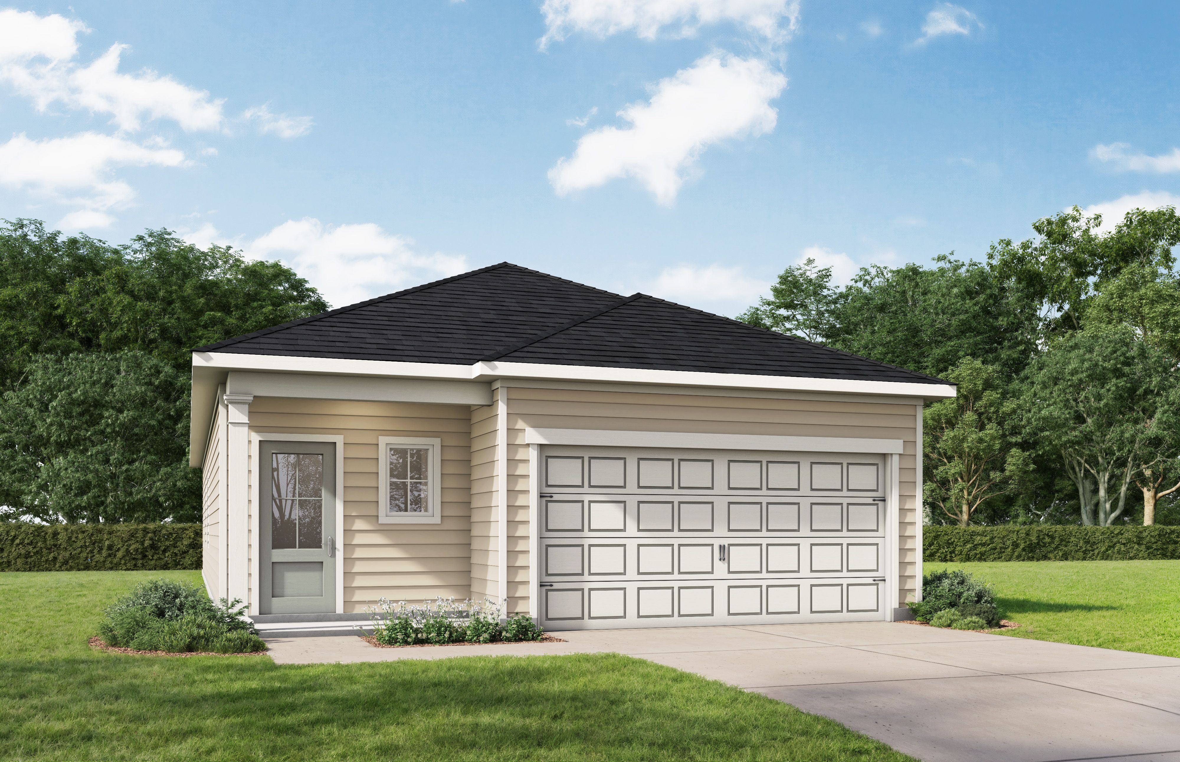 Exterior view of Davidson Homes' The Arroyo A Floor Plan