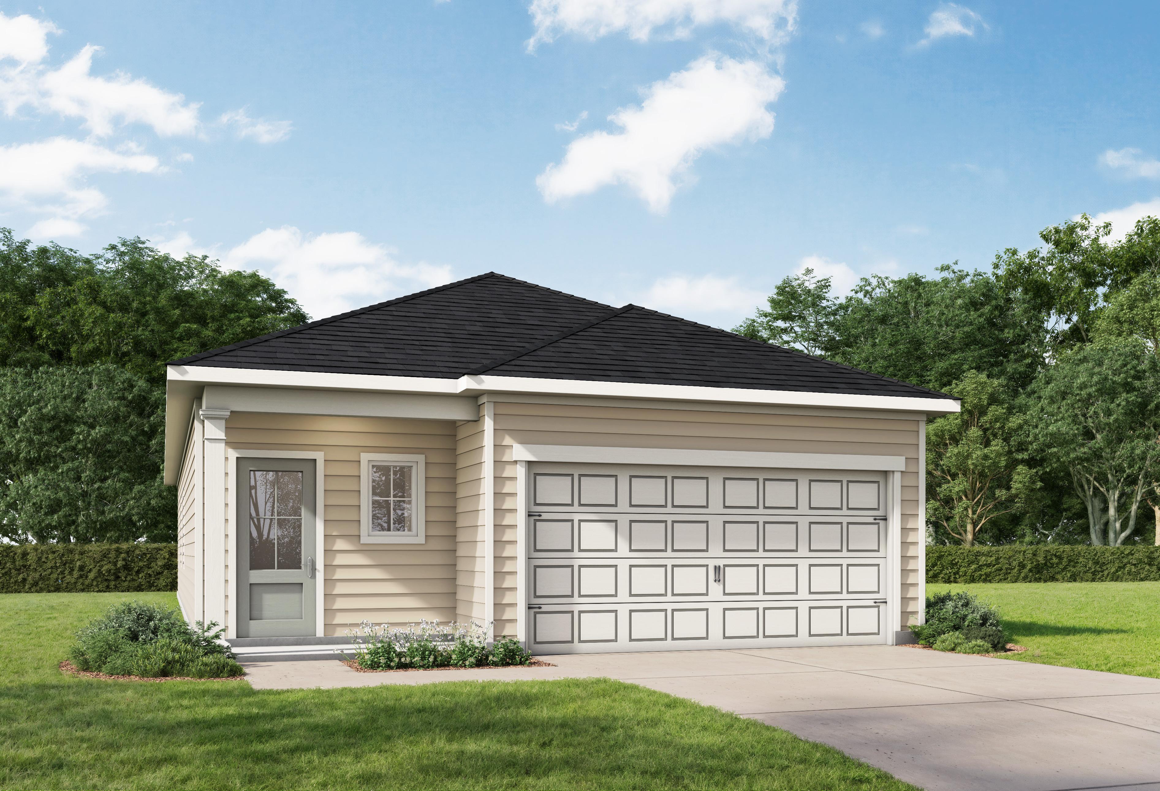 Exterior view of Davidson Homes' The Arroyo A Floor Plan
