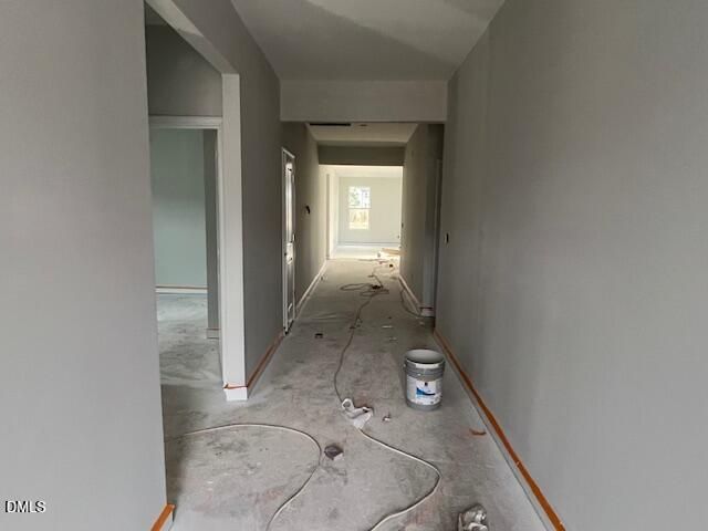 Hallway under construction in The Daphne C floor plan by Davidson Homes at Wellers Knoll, Lillington, North Carolina