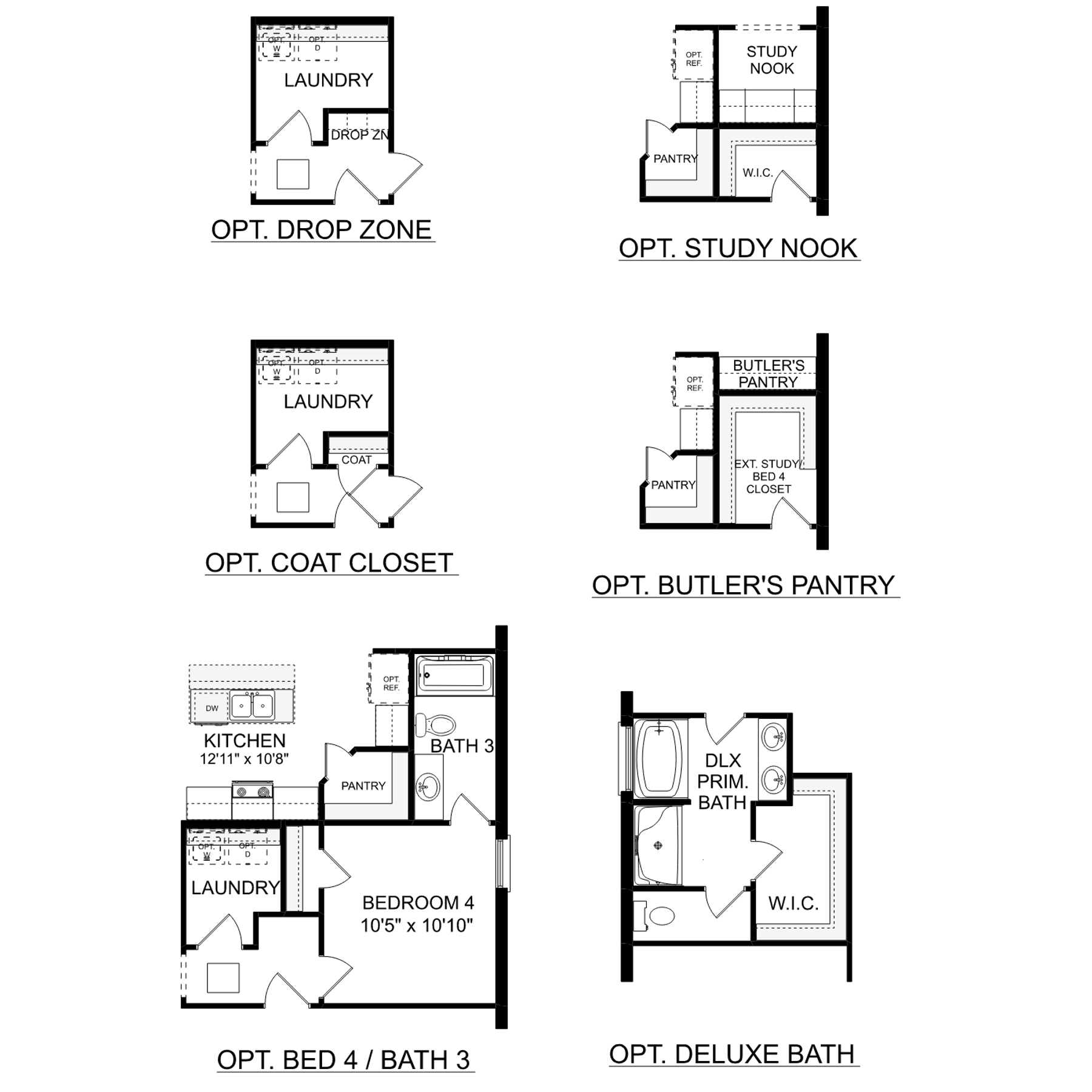 2 - The Daphne F with 3-Car Garage buildable floor plan layout in Davidson Homes Homes' River Ranch Meadows community.