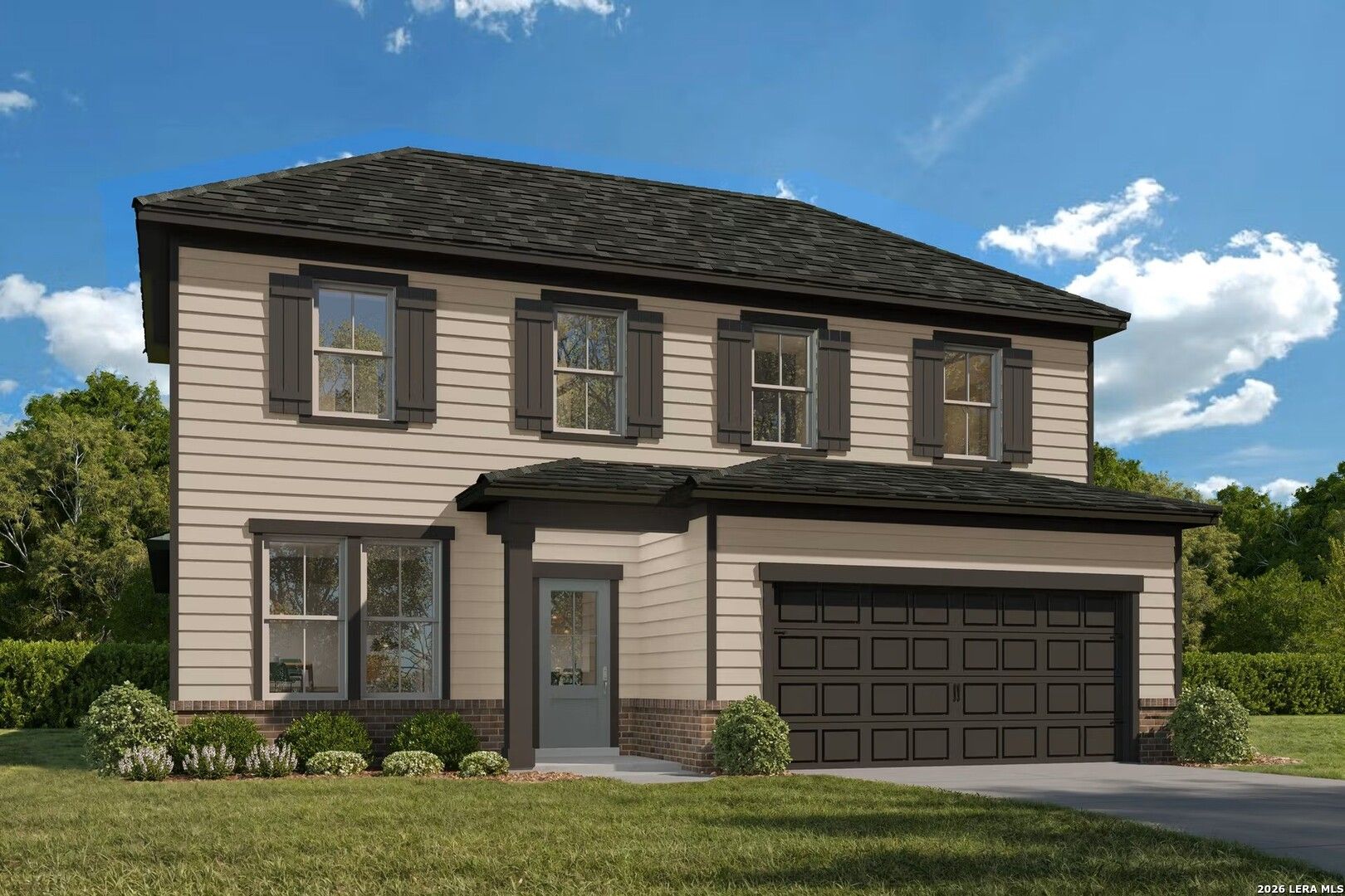 Exterior view of Davidson Homes' New Home at 7410 Bloodwood Bay