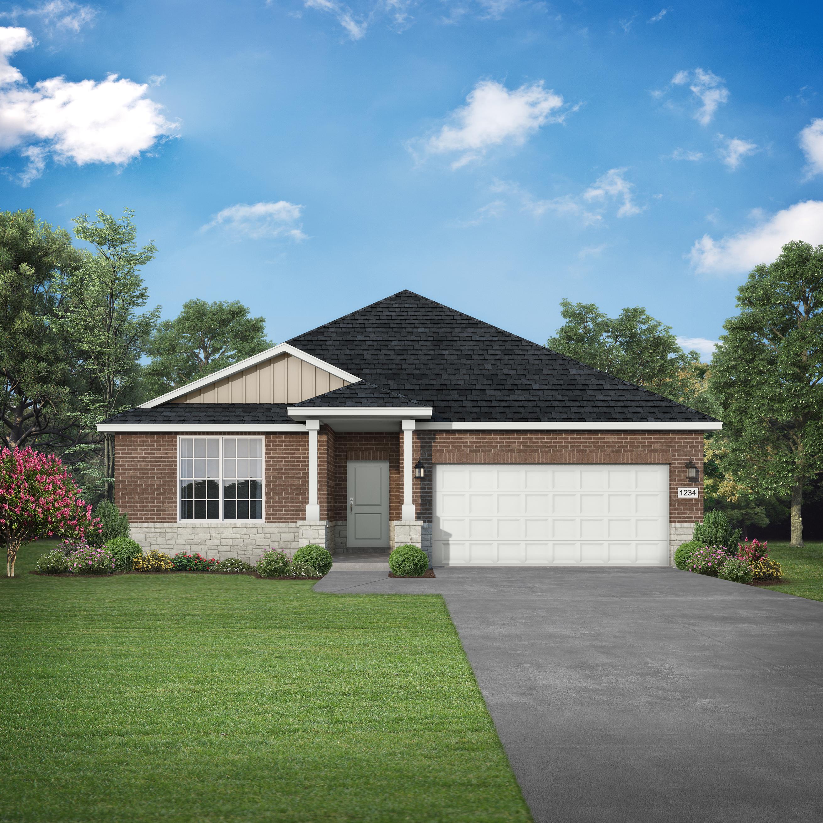 Exterior view of Davidson Homes' New Home at 18606 Durango Plains Trail