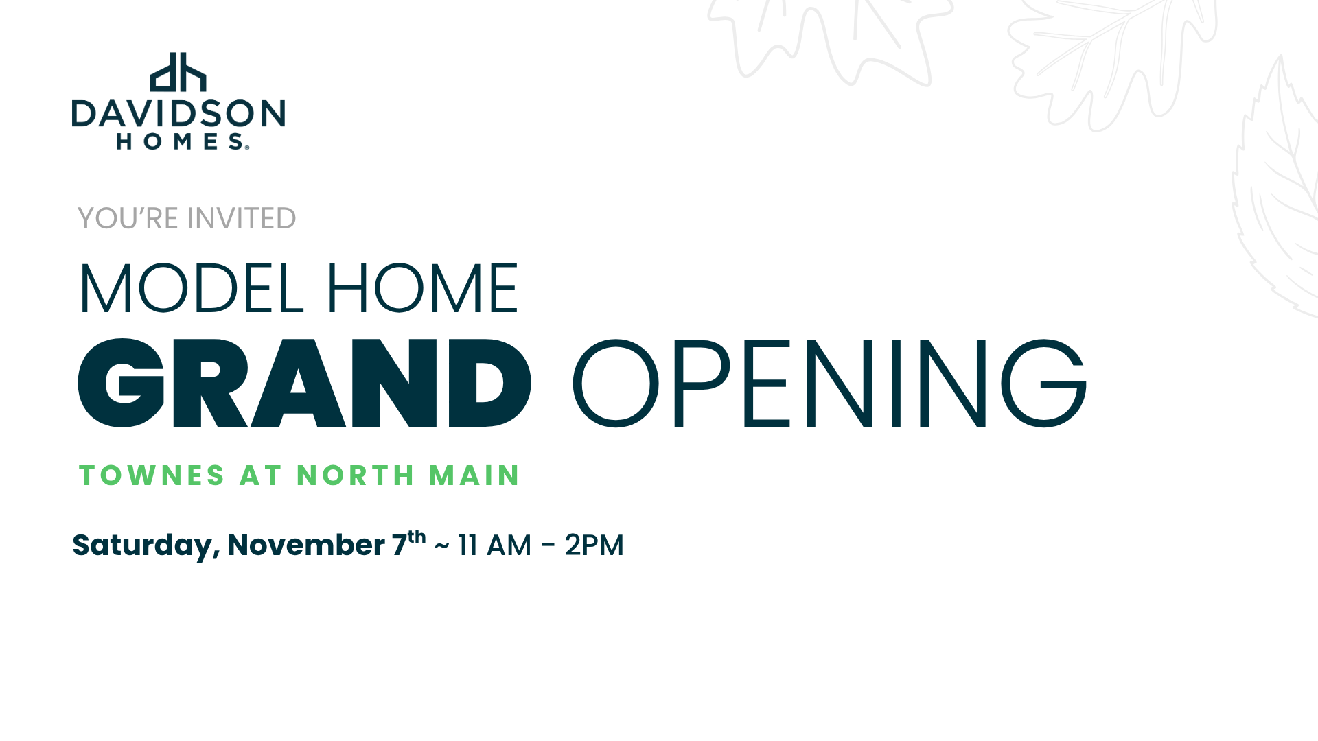 Townes at North Main Model Home Grand Opening!