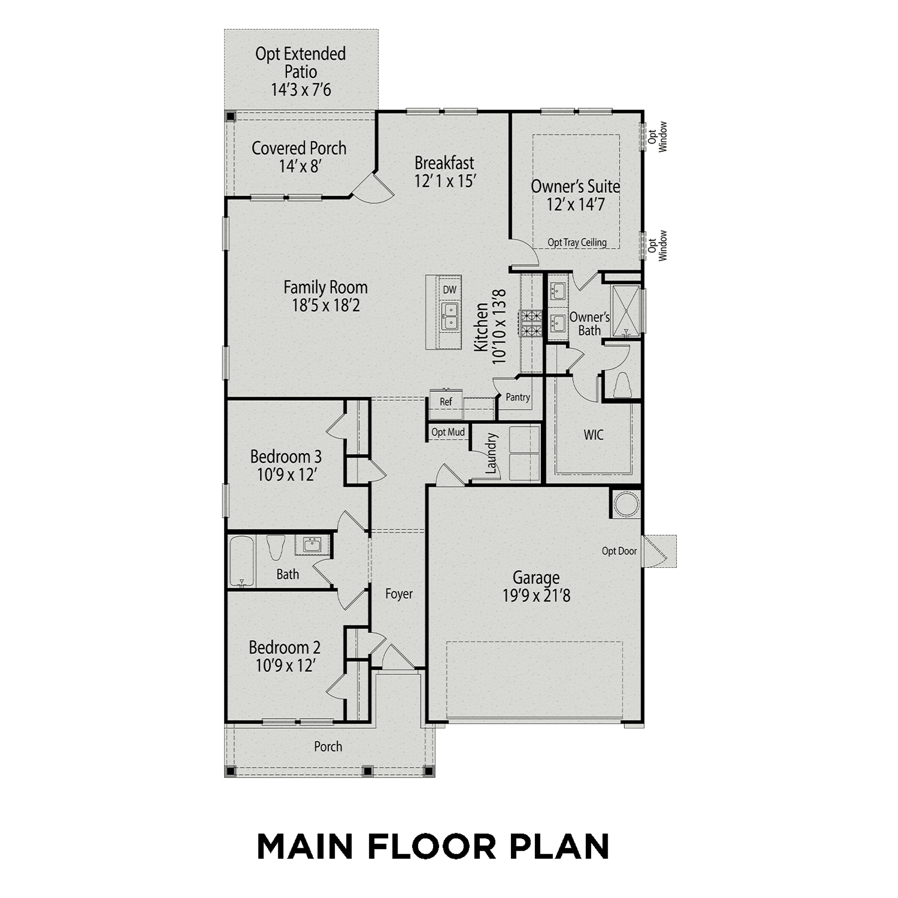 1 - The Franklin D buildable floor plan layout in Davidson Homes Homes' Wellers Knoll community.