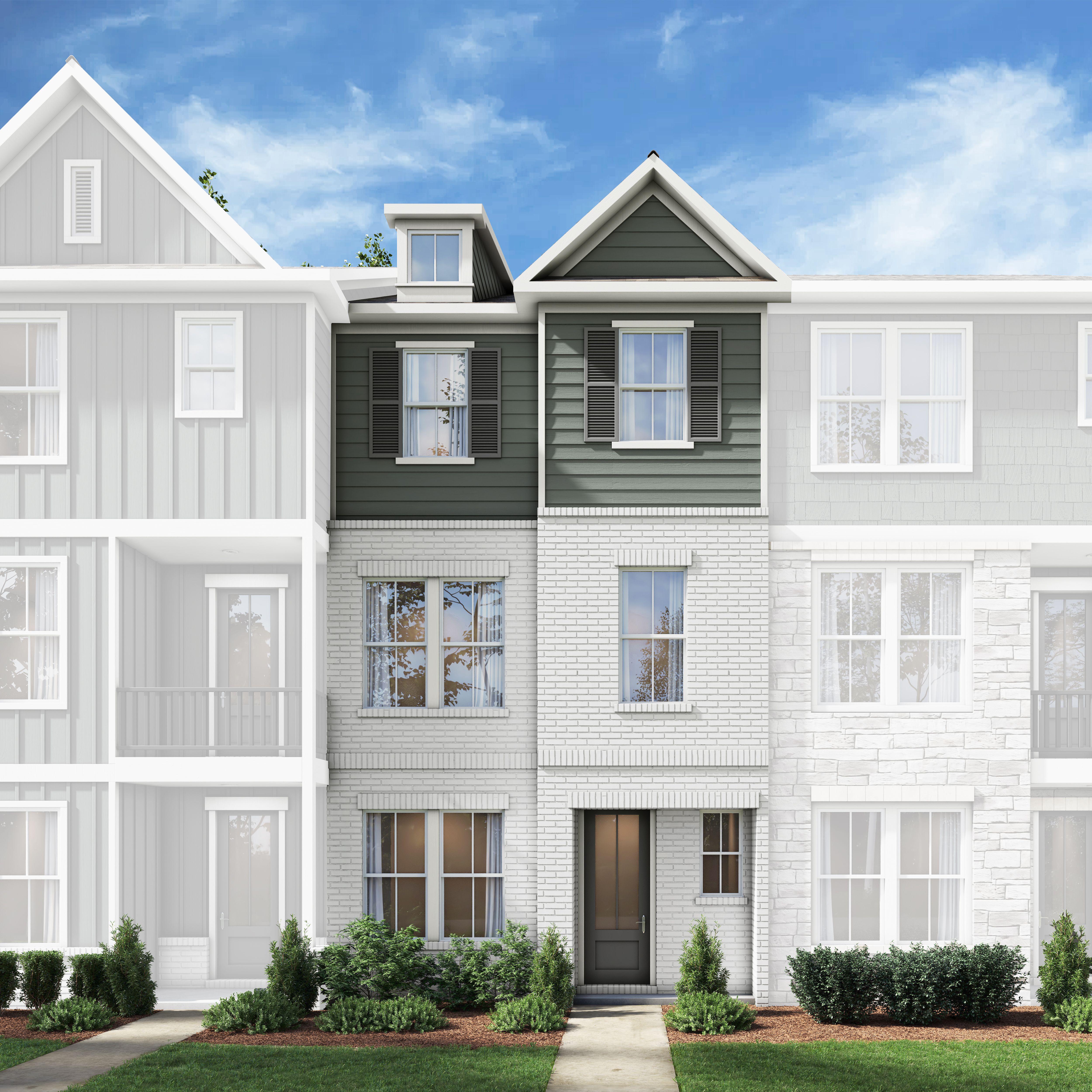 Exterior view of Davidson Homes' The Lincoln A Floor Plan