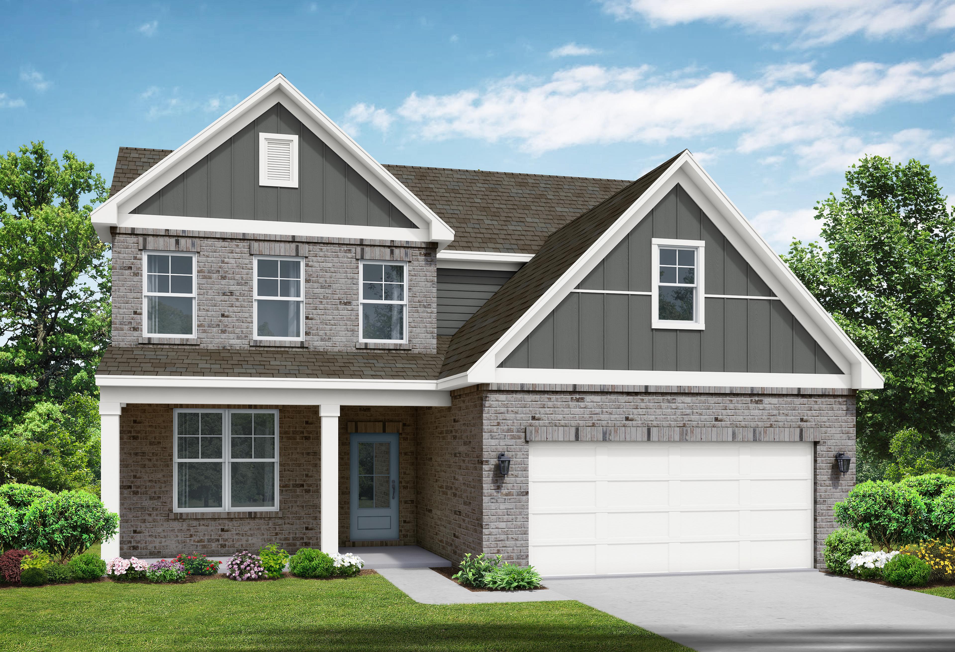 Exterior view of Davidson Homes' The Ash A Floor Plan