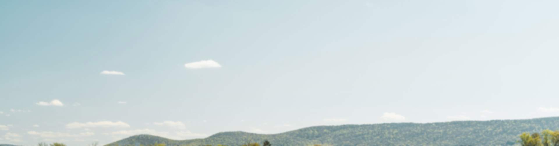 Green, Lush Alabama Valley with Mountain Backdrop