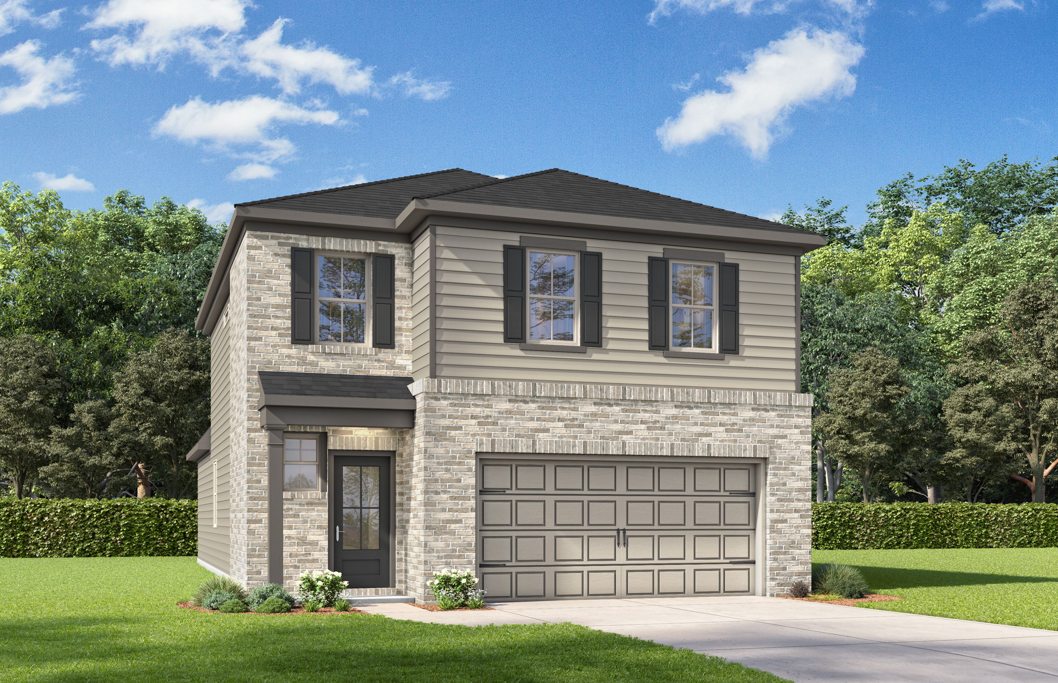 Coming soon preview of The Brazos 5-bedroom two-story home design by Davidson Homes in Heartland Texas