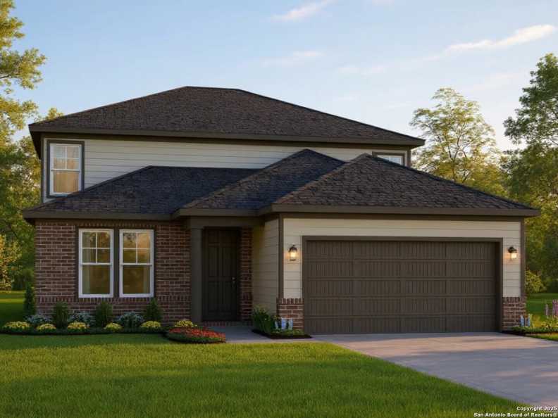 Exterior view of Davidson Homes' New Home at 7420 Cremorne