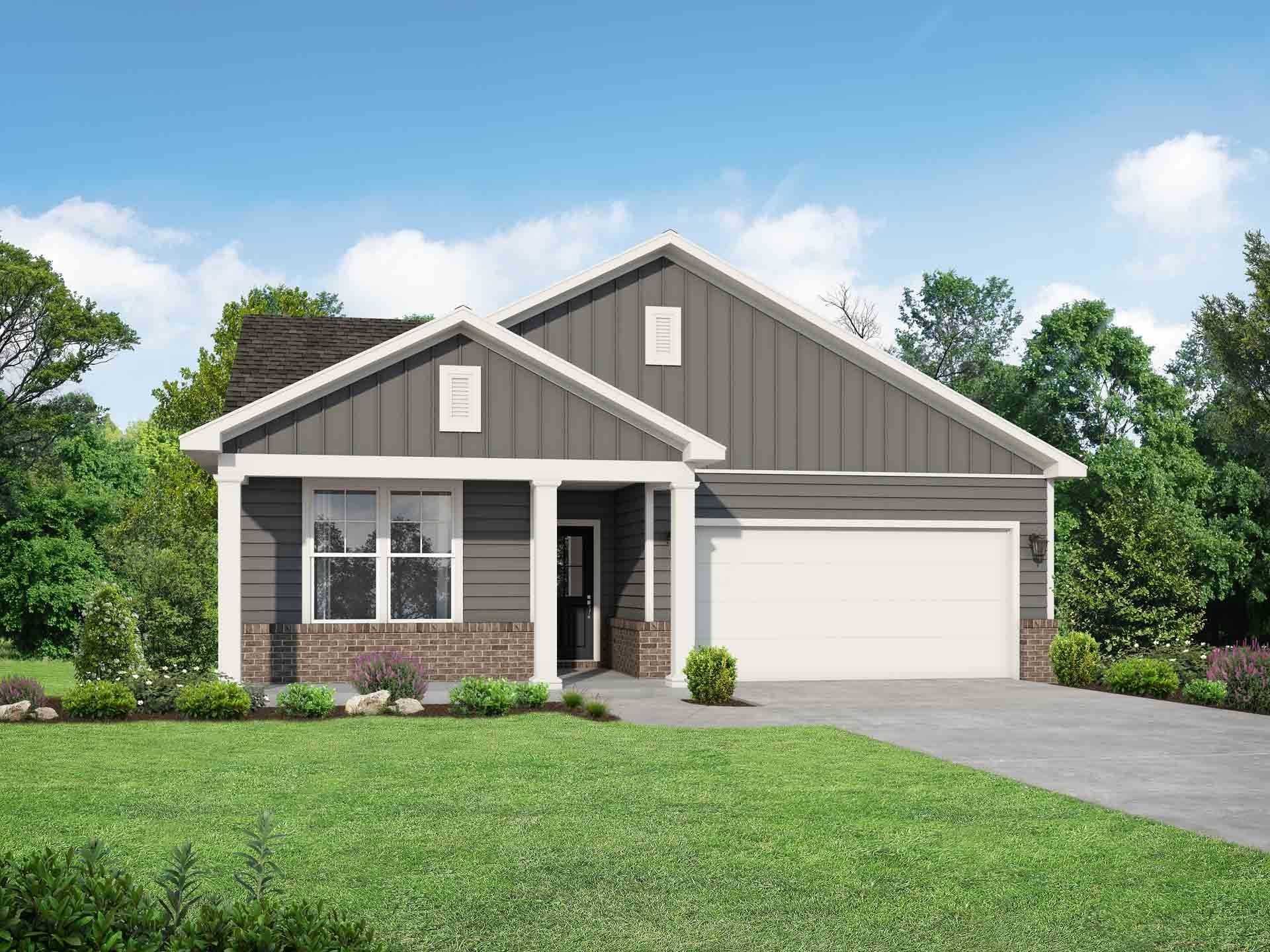 Exterior view of Davidson Homes' New Home at 7054 Sutton Drive