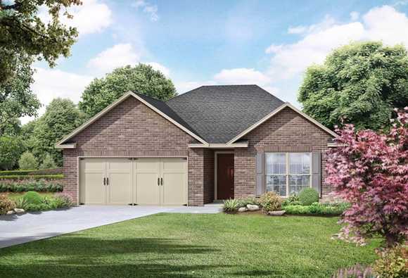 Exterior view of Davidson Homes' New Home at 111 Hazel Pine Trail
