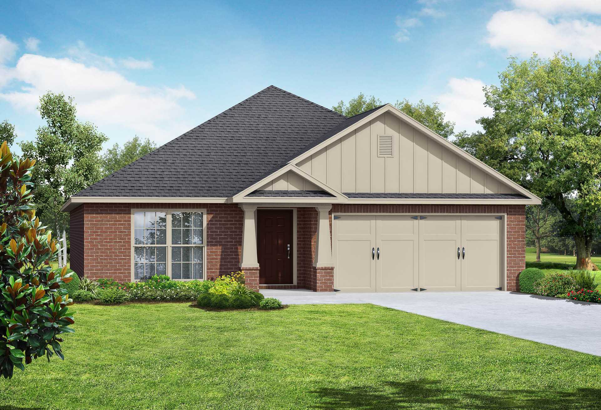 Exterior view of Davidson Homes' The Daphne C Floor Plan