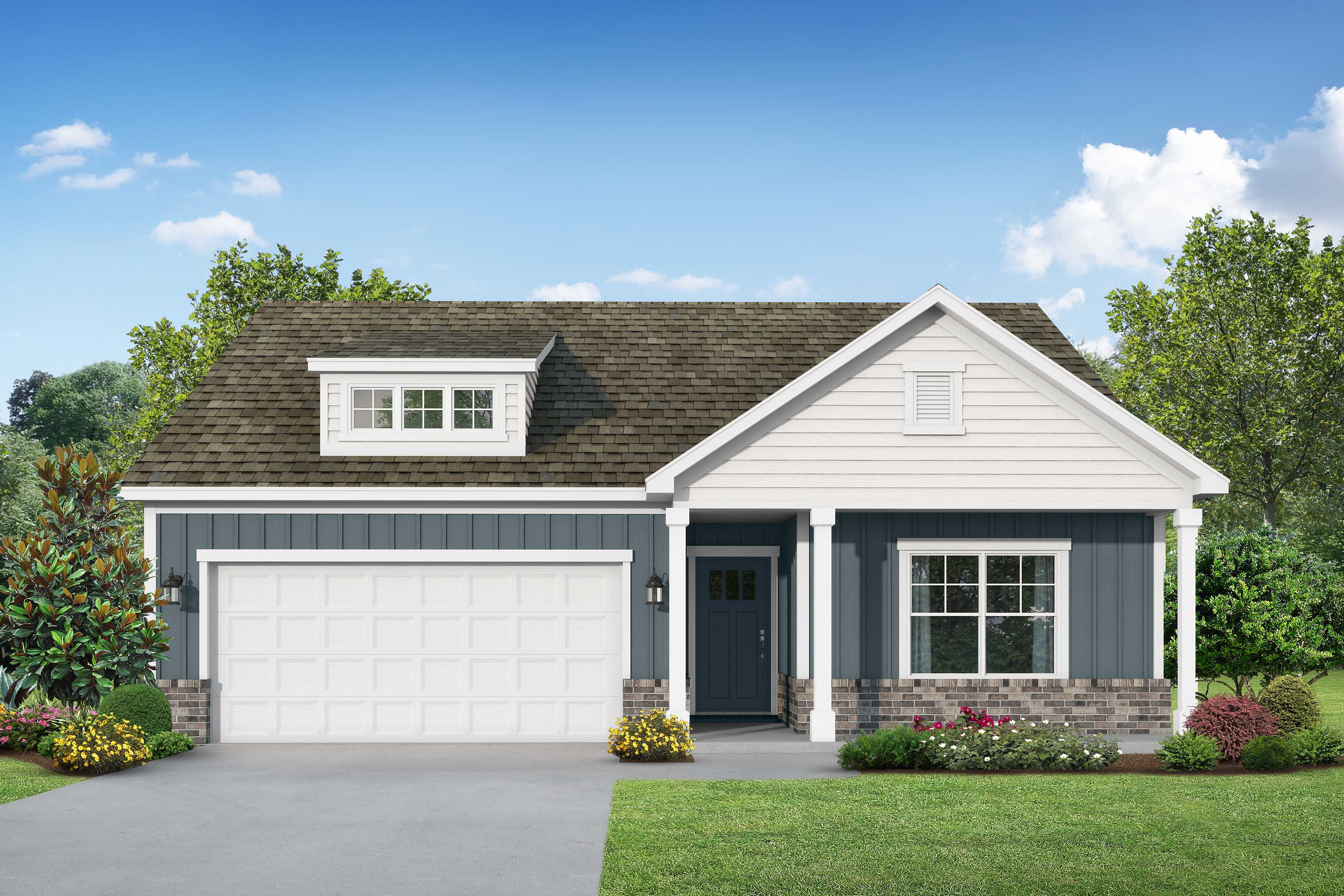 The Franklin E Elevation with Hardie