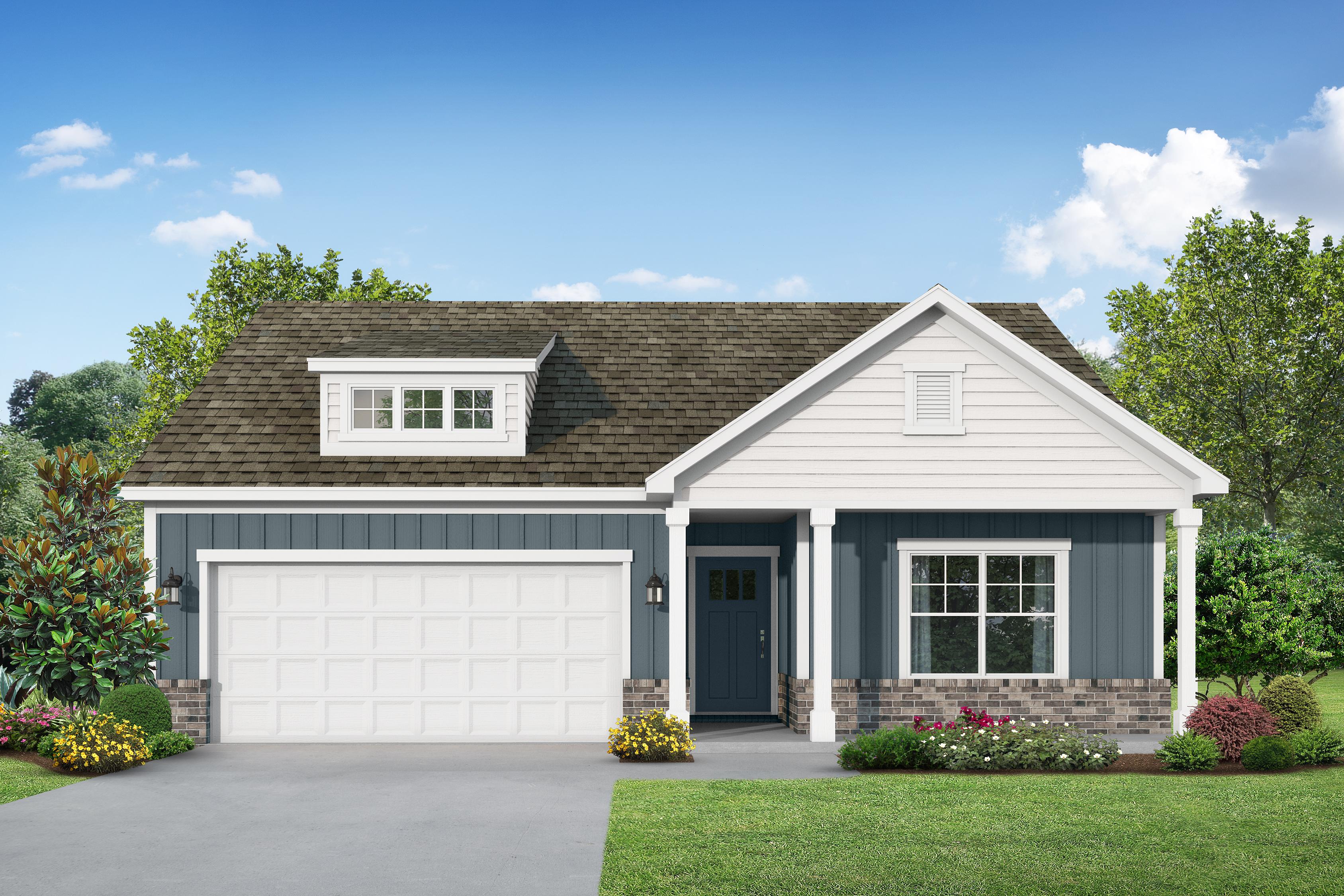 The Franklin E Elevation with Hardie