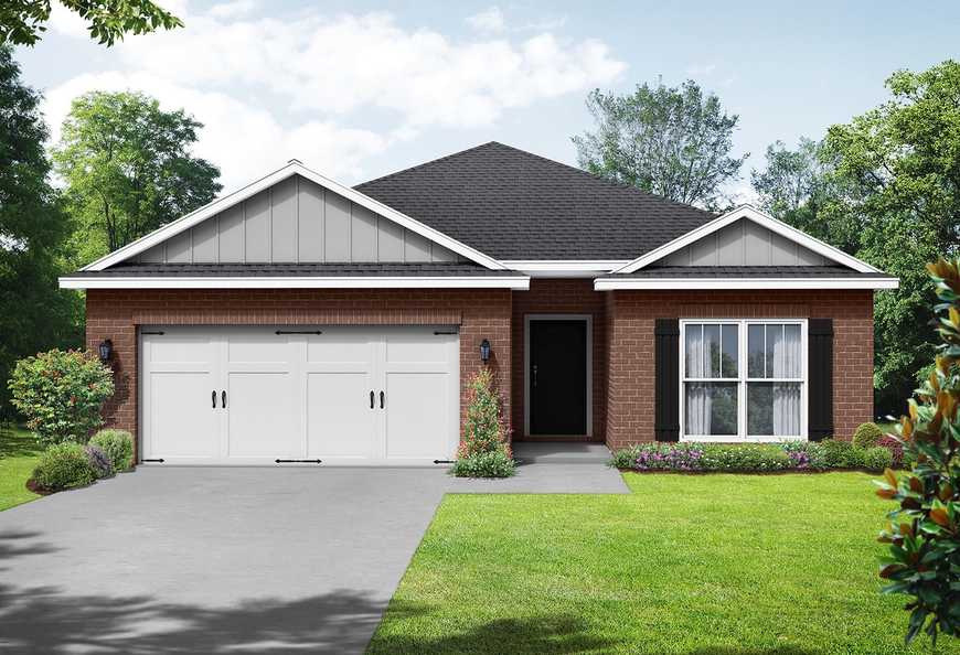 Davidson Homes' The Everett Plan Rendering