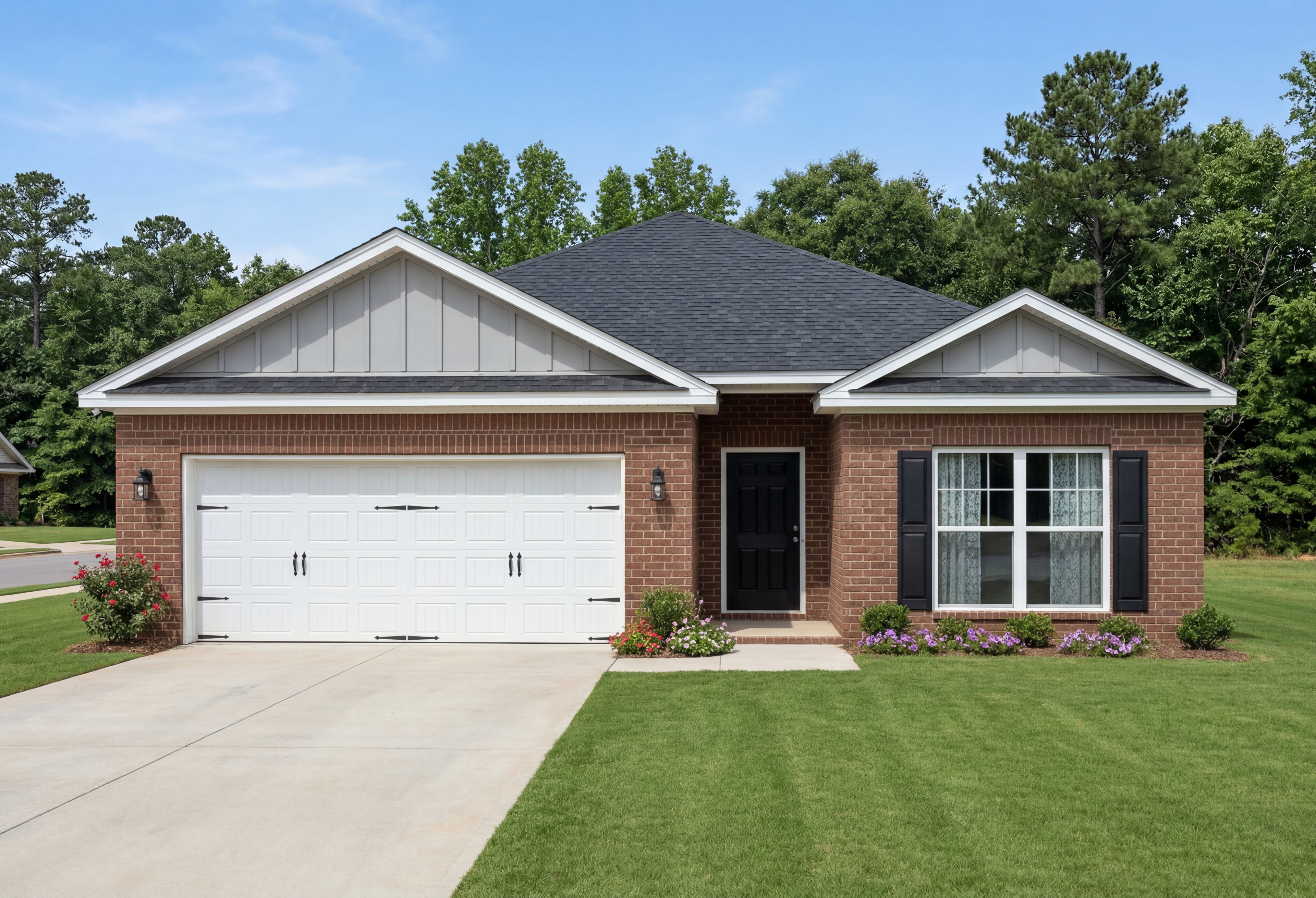 Exterior view of Davidson Homes' The Everett Floor Plan