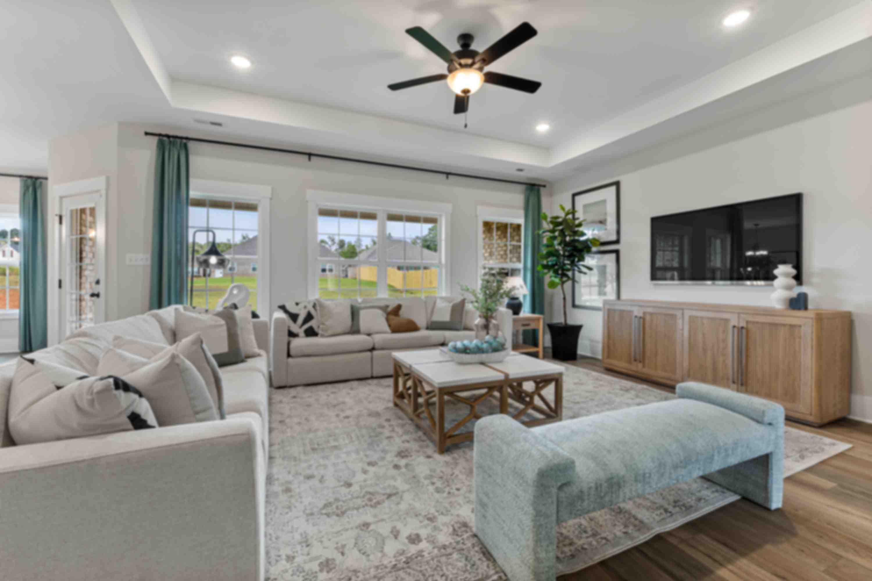 River Road Estates spacious and bright living room