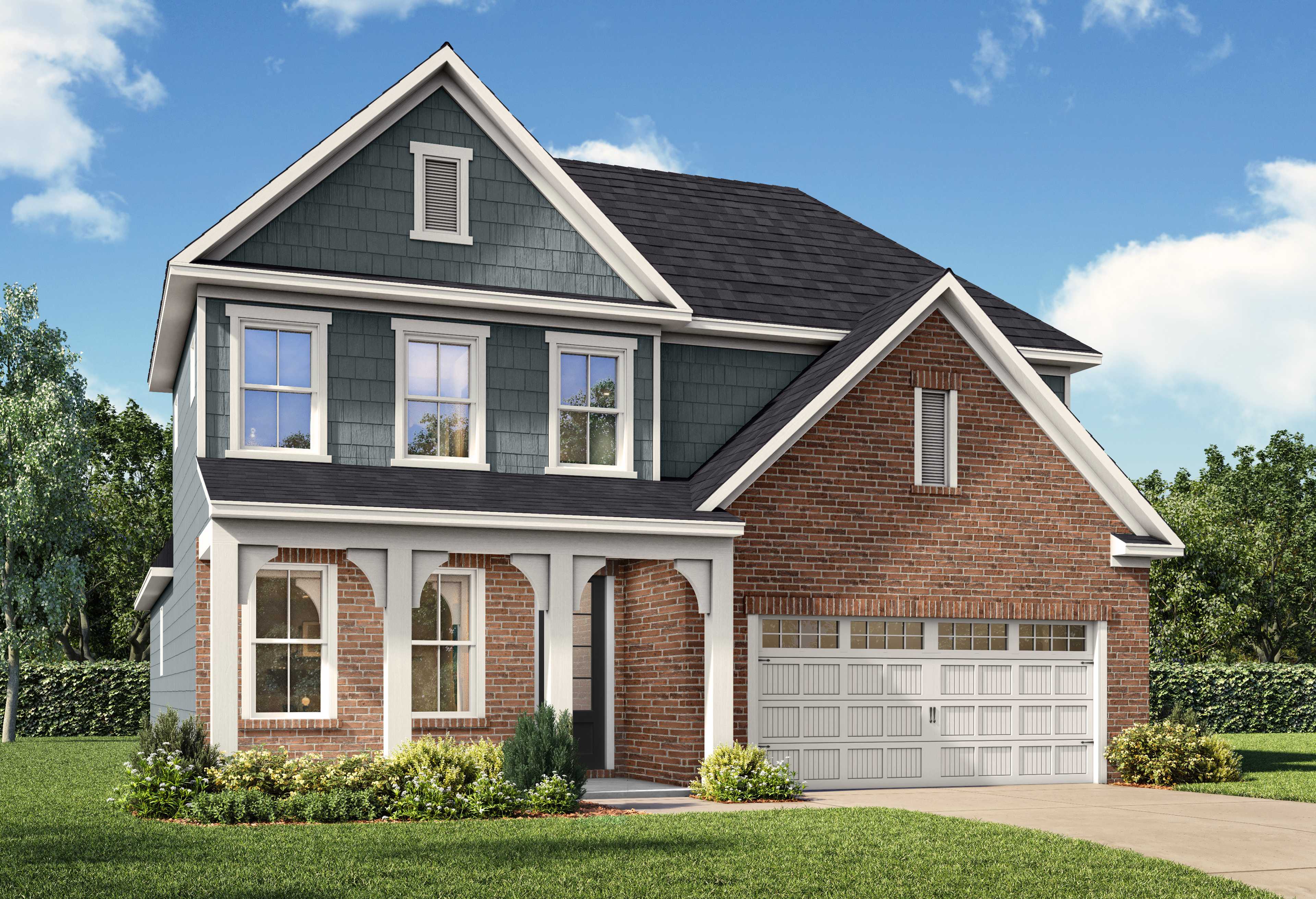 Exterior view of Davidson Homes' The Ashport G Floor Plan
