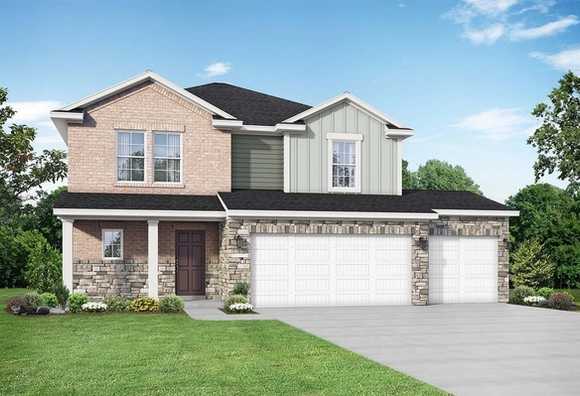 Exterior view of Davidson Homes' New Home at 31 Wichita Trail
