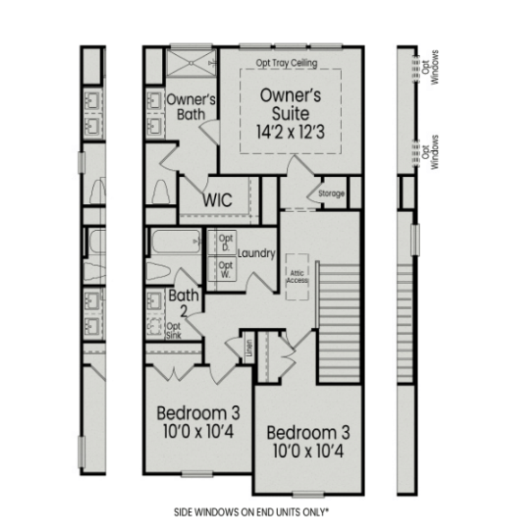 3 - The Mitchell Interior buildable floor plan layout in Davidson Homes Homes' Forestville Yard community.