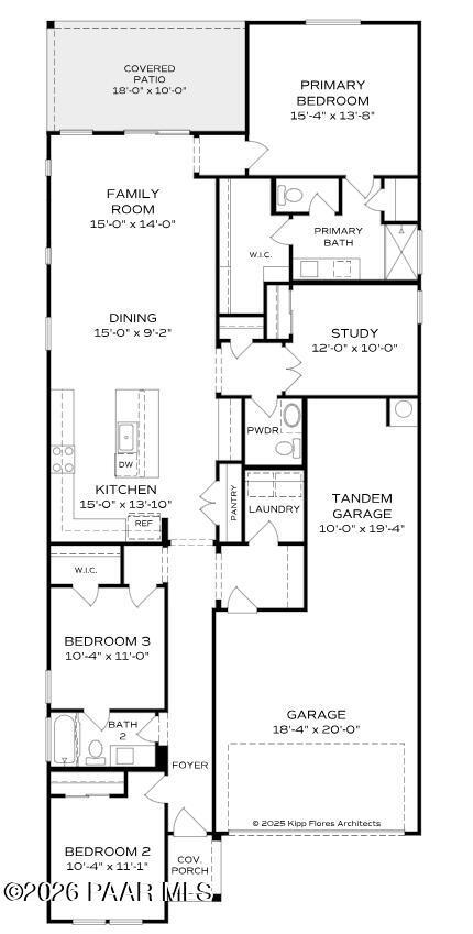 Image 2 of Davidson Homes' New Home at 1207 Tranquil Lane