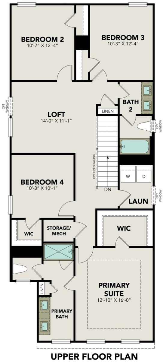 Image 3 of Davidson Homes' New Home at 1018 West 1604 North Unit 303