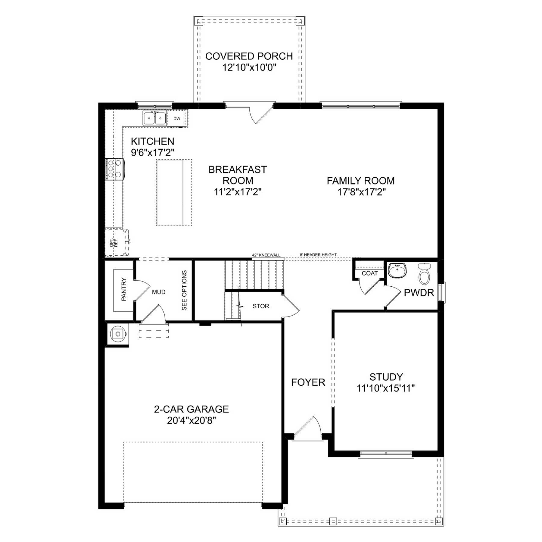 1 - The Chelsea D buildable floor plan layout in Davidson Homes Homes' Forest Glen community.