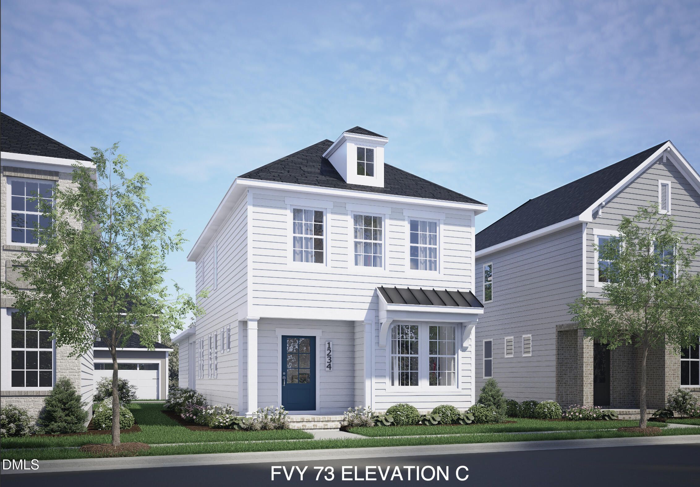 Exterior view of Davidson Homes' New Home at 1018 Old Knight Road