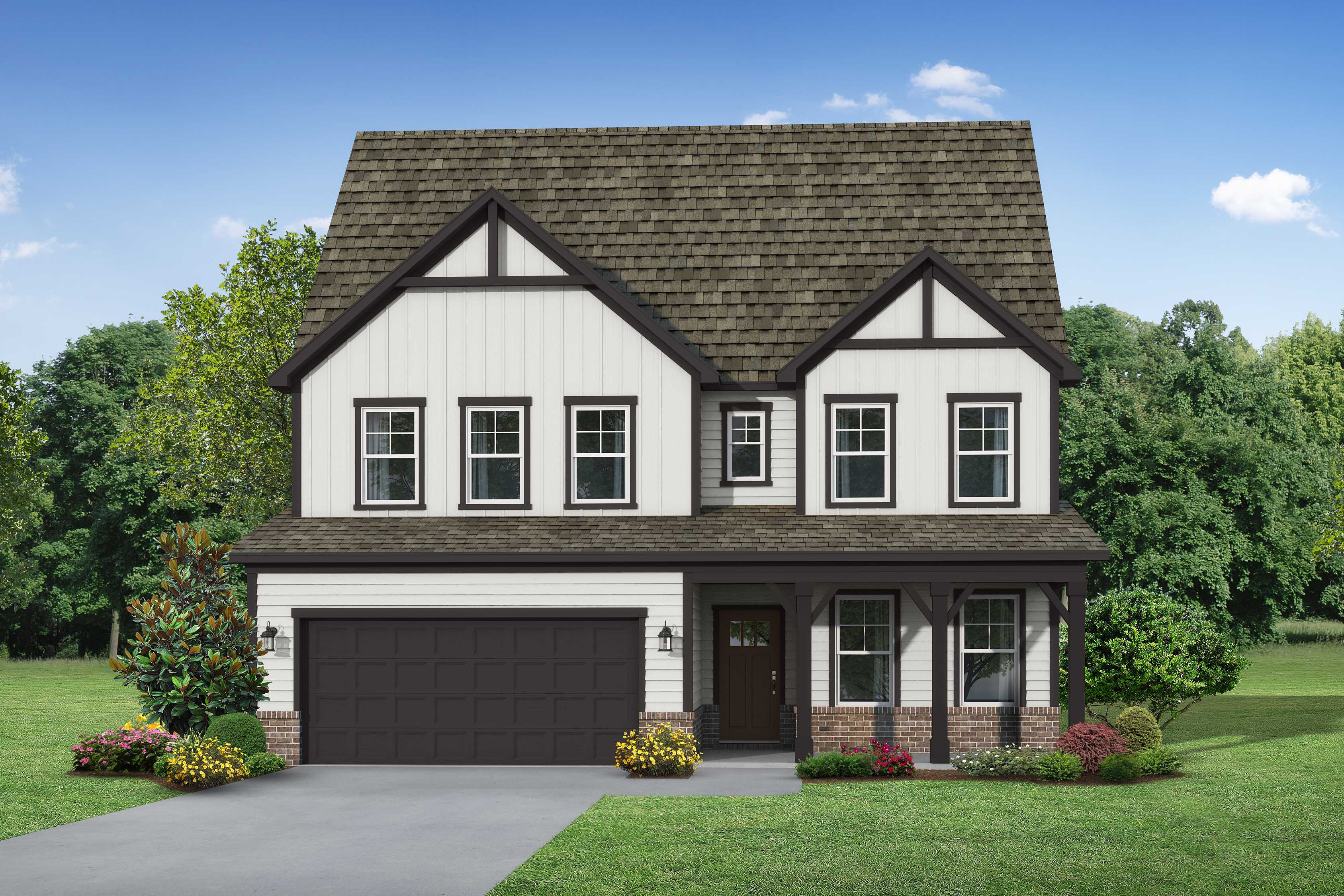 The Shelby E by Davidson Homes with Hardie Siding