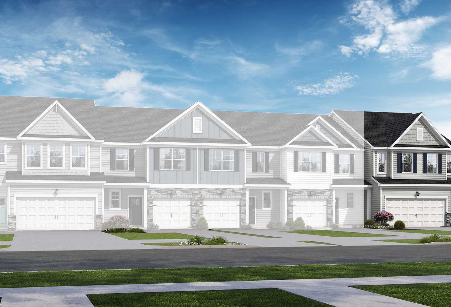 Exterior view of Davidson Homes' The Durham Floor Plan