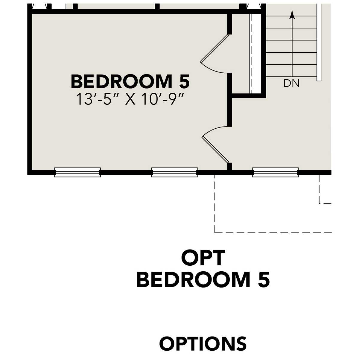 3 - The Murray I buildable floor plan layout in Davidson Homes' Comanche Ridge community.