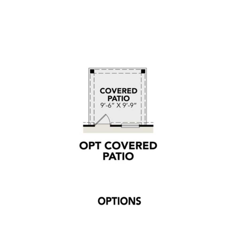 2 - The Frio D buildable floor plan layout in Davidson Homes Homes' Applewhite Meadows community.