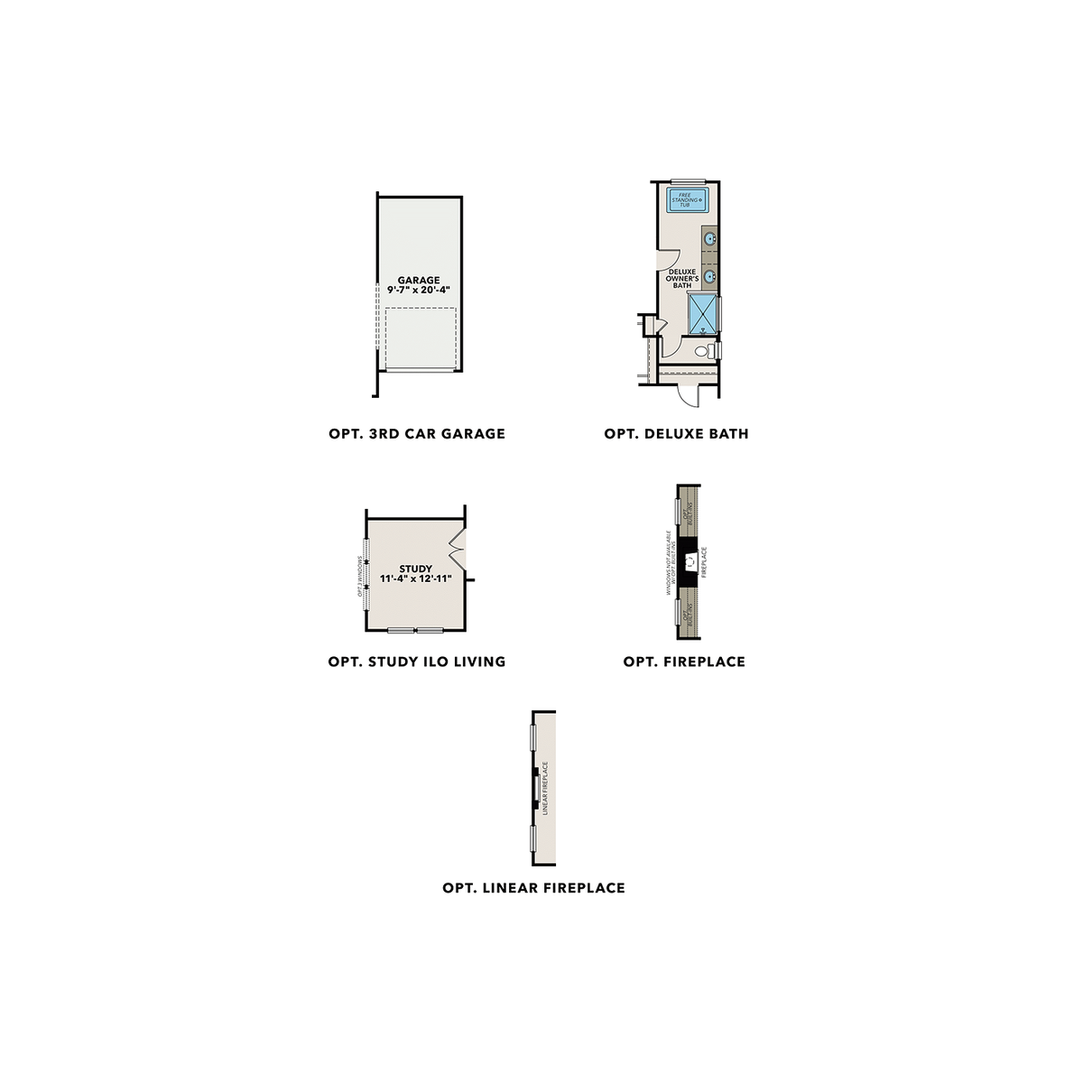 2 - The Glenwood A at Wehunt Meadows buildable floor plan layout in Davidson Homes' Wehunt Meadows community.