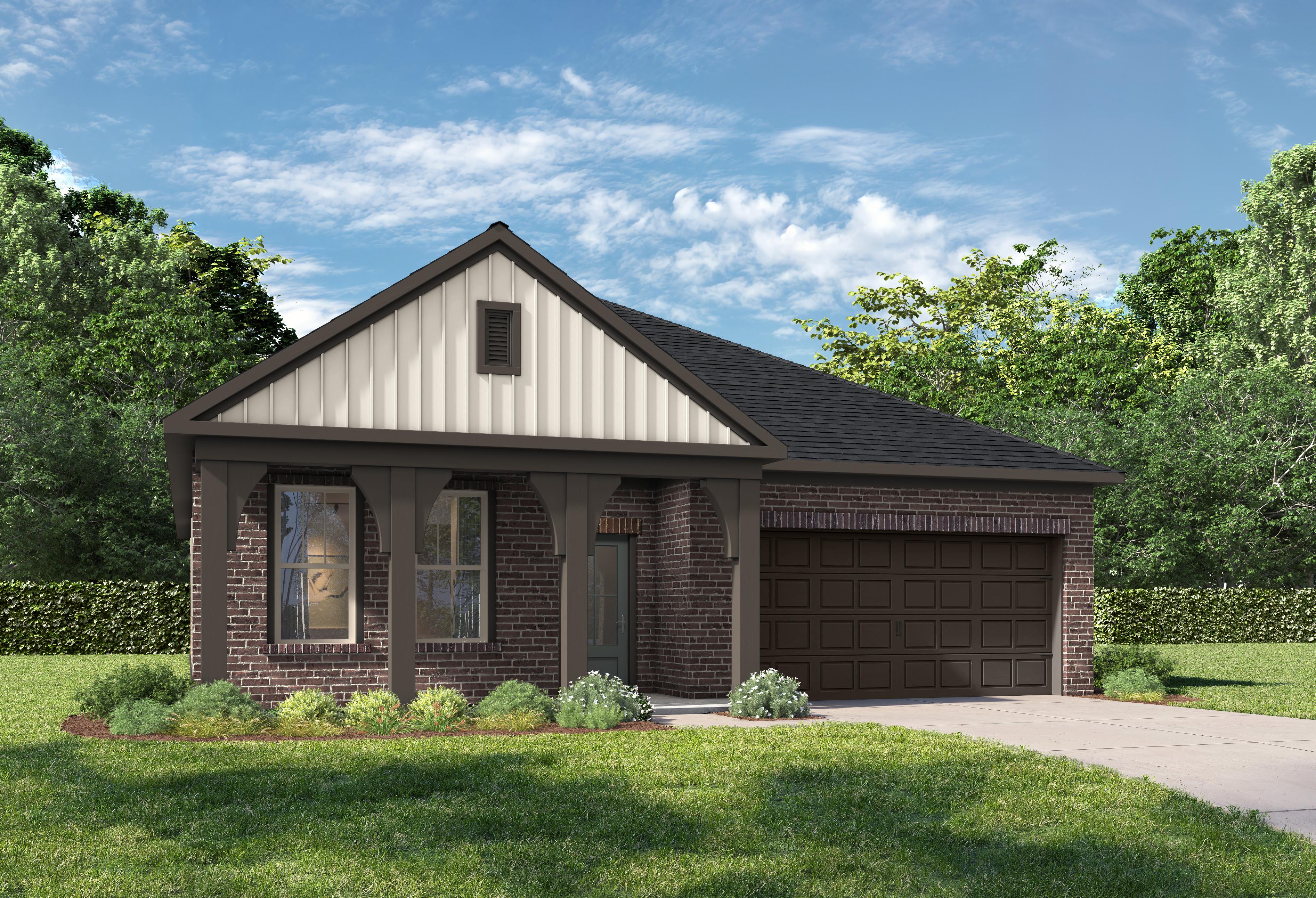 Exterior view of Davidson Homes' The Laurel G Floor Plan