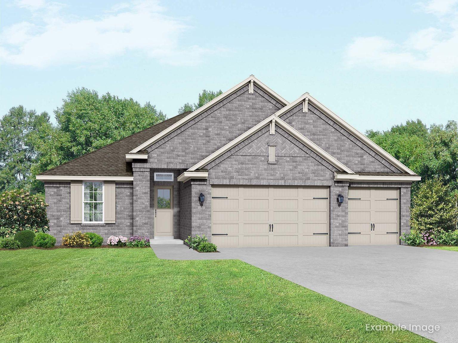 Exterior view of Davidson Homes' New Home at 13609 Fairway Arbor Drive