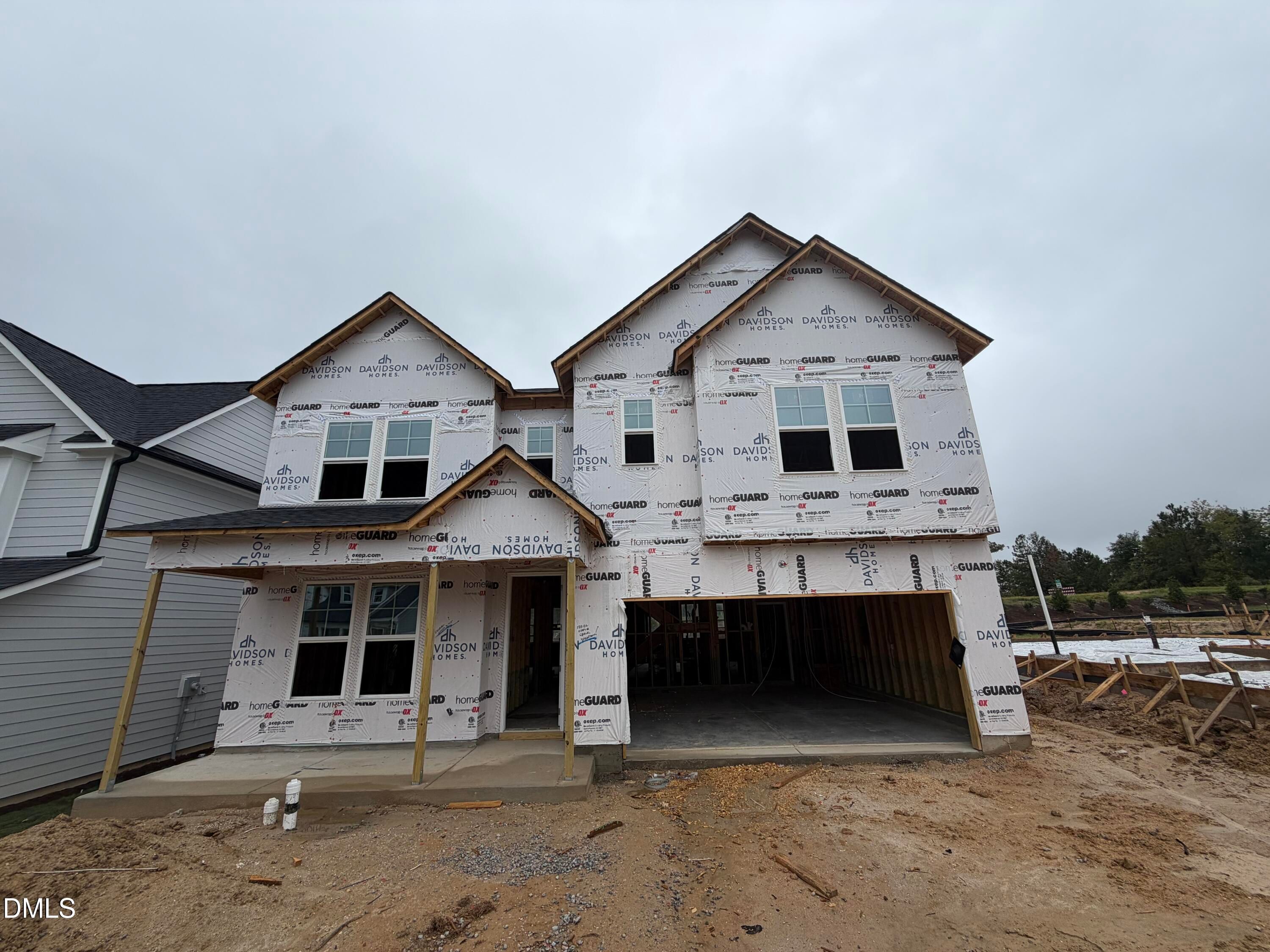 Exterior view of Davidson Homes' New Home at 1933 Eagle Manor Drive